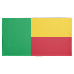 Benin flag pillowcase