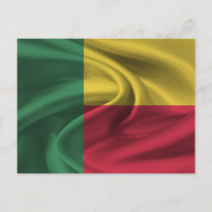 Benin Flag Postcard