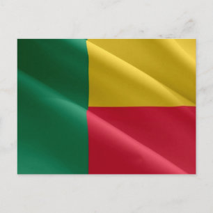 Benin - Flag Waving - Postcard