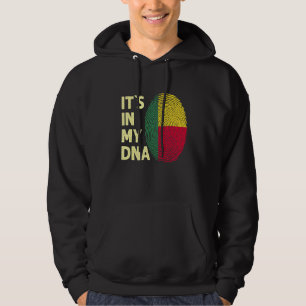 Benin In My Dna Beninese Flag Team Benin Hoodie