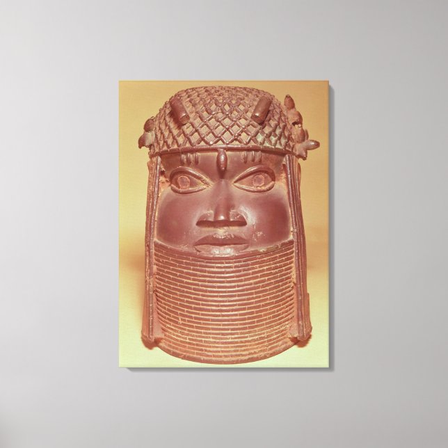 Benin mask canvas print (Front)