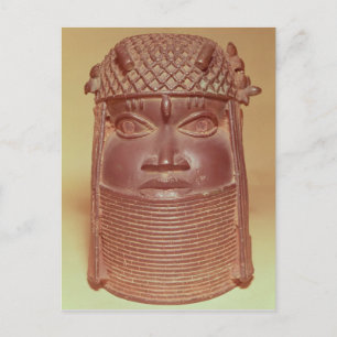 Benin mask postcard