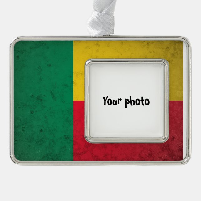 Benin Silver Plated Framed Ornament (Front)