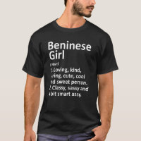 Beninese Girl Benin  Funny Country Home Roots Desc