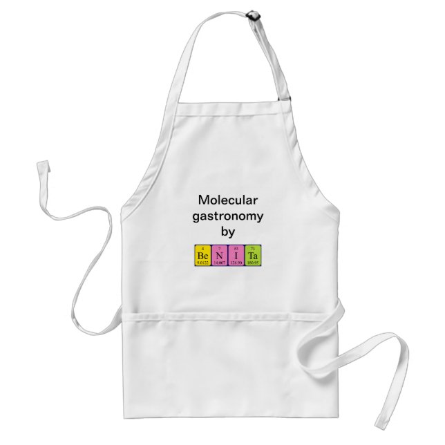 Benita periodic table name apron (Front)