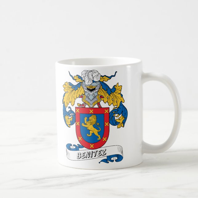 Benitez Family Crest Coffee Mug (Right)