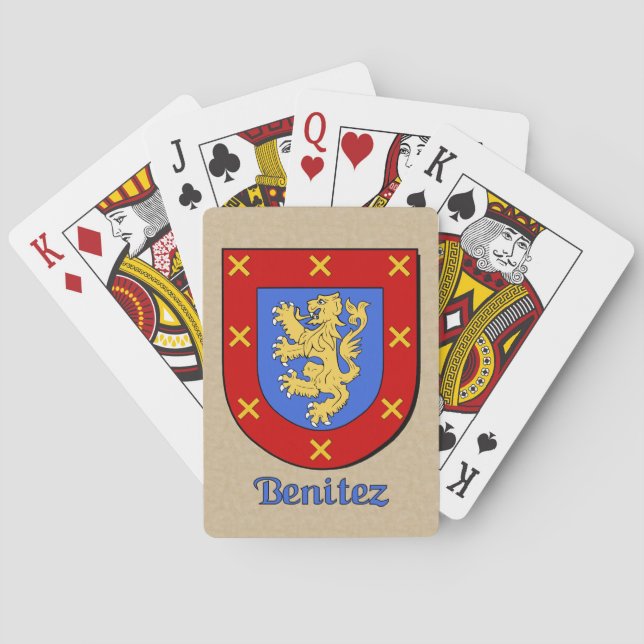 Benitez Heraldic Shield Playing Cards (Back)