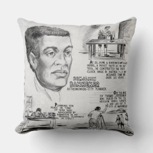 Benjamin Banneker: Black Scientist & Revolutionary Cushion