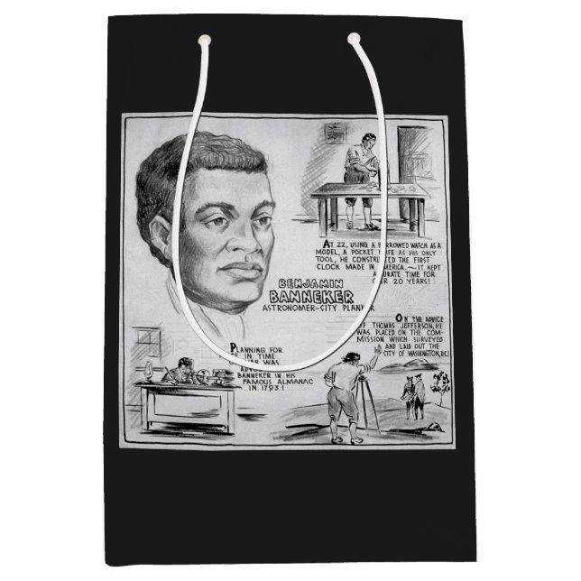Benjamin Banneker: Black Scientist & Revolutionary Medium Gift Bag (Front)