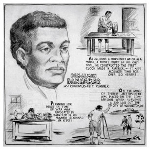 Benjamin Banneker: Black Scientist & Revolutionary Standing Photo Sculpture