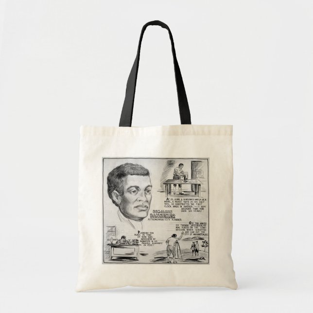 Benjamin Banneker: Black Scientist & Revolutionary Tote Bag (Front)