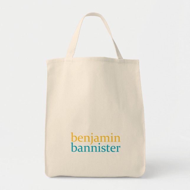 benjamin bannister grocery tote (Front)