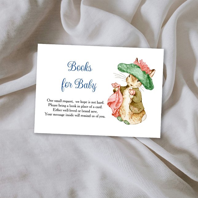 Benjamin Bunny Books For Baby RSVP Card (Creator Uploaded)