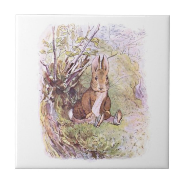 Benjamin Bunny (by Beatrix Potter) Tile (Front)