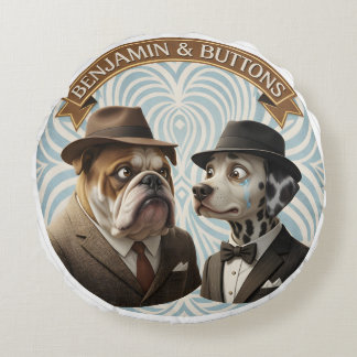 Benjamin button species round pillow descrip pillo