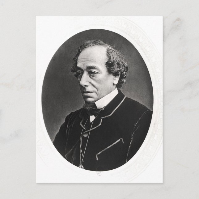 Benjamin Disraeli  c.1874 Postcard (Front)