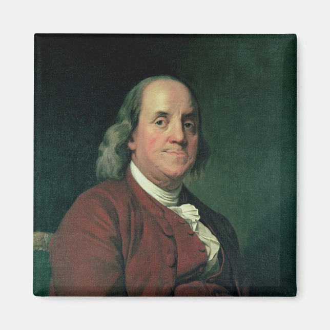 Benjamin Franklin, 1782 Magnet (Front)