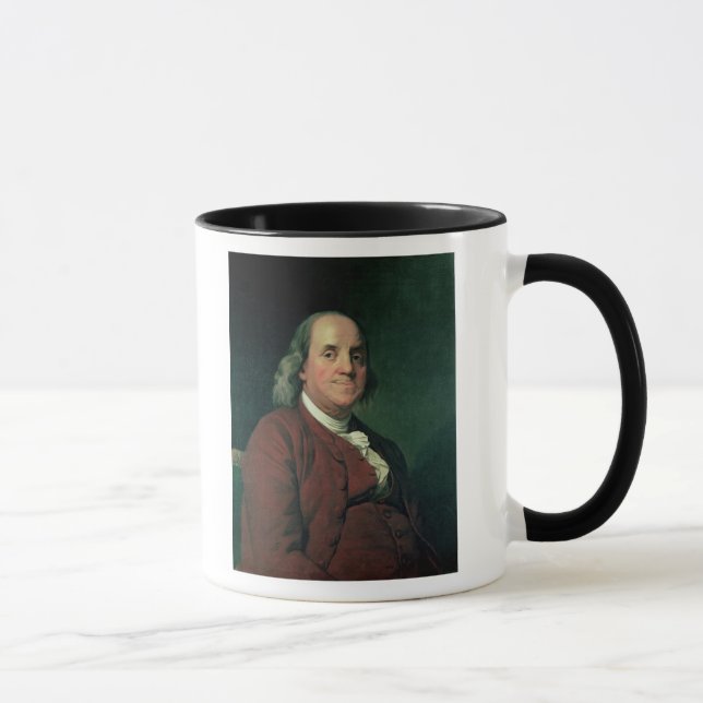 Benjamin Franklin, 1782 Mug (Right)