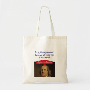Benjamin Franklin Budget Tote Bag