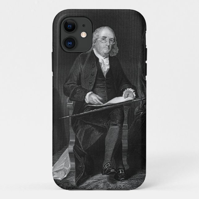 Benjamin Franklin Case-Mate iPhone Case (Back)