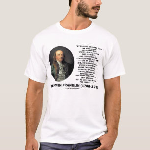 Benjamin Franklin Chess Foresight Circumspection T-Shirt