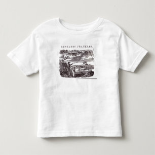Benjamin Franklin  Conducts his Kite Experiment Toddler T-Shirt