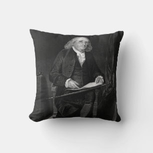 Benjamin Franklin Cushion