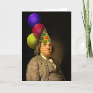 Benjamin Franklin Happy Birthday Card