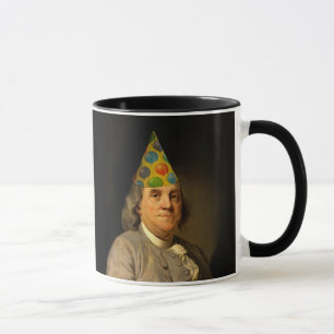 Benjamin Franklin Happy Birthday Mug
