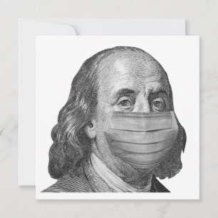Benjamin Franklin in mask