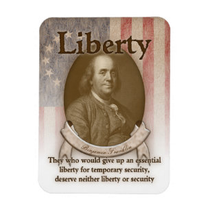 Benjamin Franklin – Liberty Magnet