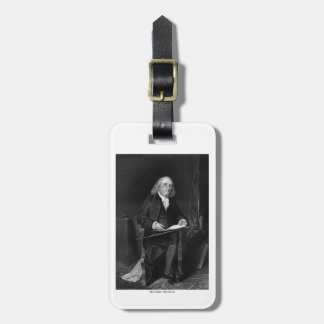 Benjamin Franklin Luggage Tag