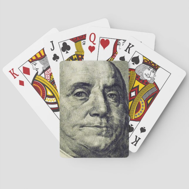 Benjamin Franklin Playing Cards (Back)