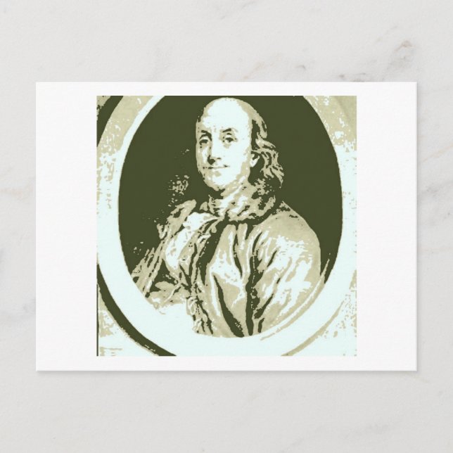 Benjamin Franklin Postcard (Front)