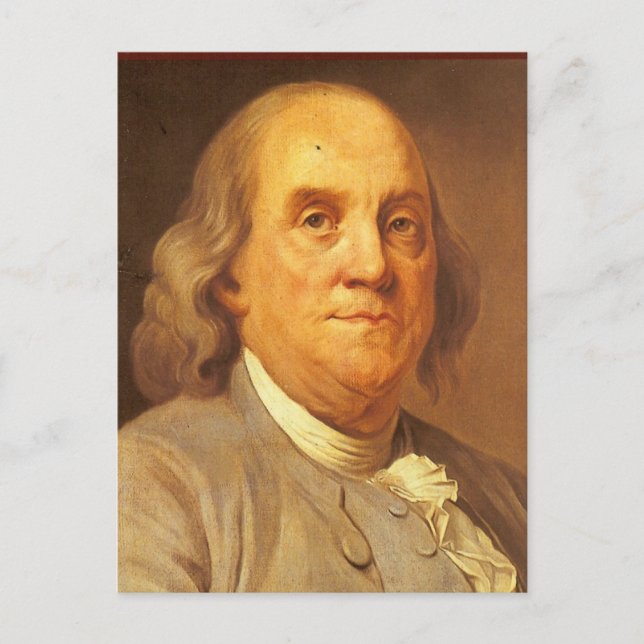 Benjamin Franklin Postcard (Front)