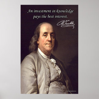 Benjamin Franklin Poster