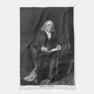 Benjamin Franklin Tea Towel