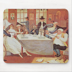 Benjamin Franklin's experiments with electricity Mouse Mat