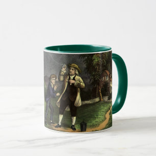Benjamin Franklin's Kite and Lightning Experiment Mug