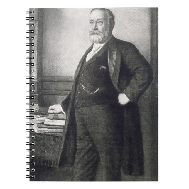 Benjamin Harrison (1833-1901), 23rd President of t Notebook (Front)
