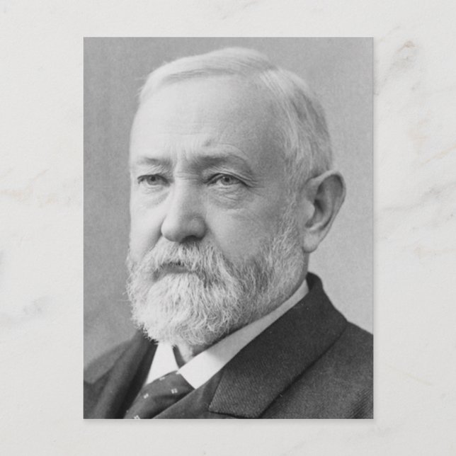 Benjamin Harrison 23 Postcard (Front)