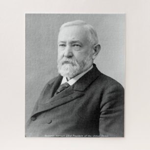 Benjamin Harrison 23rd President of America. Jigsaw Puzzle