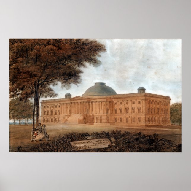 Benjamin Henry Latrobe United States Capitol Poster (Front)