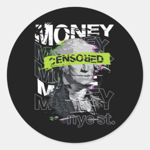 Benjamin Liberty Republican Quotes It's All About  Classic Round Sticker