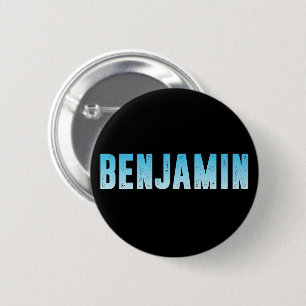 Benjamin name 6 cm round badge