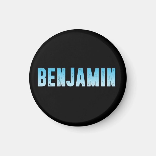 Benjamin name magnet (Front)