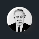 Benjamin Netanyahu 3 Cm Round Badge<br><div class="desc">Current Events and World Political Designs from PolitiClothes.com Browse Political Trends and Gifts including Current Event T-shirts, Current Event Bumper Stickers, Current Event Signs, Current Event Hoodies, Current Event Buttons, Current Event Cards, Current Event Mugs, Current Event Posters, Current Event Stickers and More! FOLLOW US ONLINE: SHOP: http://www.Politiclothes.com FACEBOOK: http://www.facebook.com/politiclothes...</div>