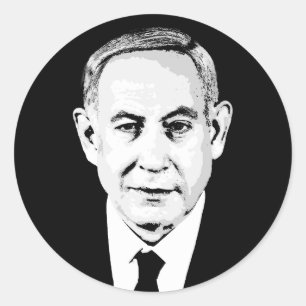 Benjamin Netanyahu Classic Round Sticker