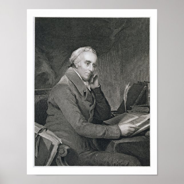 Benjamin Rush, engraved by Richard W. Dodson (1812 Poster (Front)