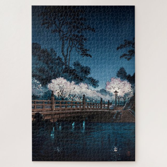 Benkei Bridge by Tsuchiya Koitsu Jigsaw Puzzle (Vertical)